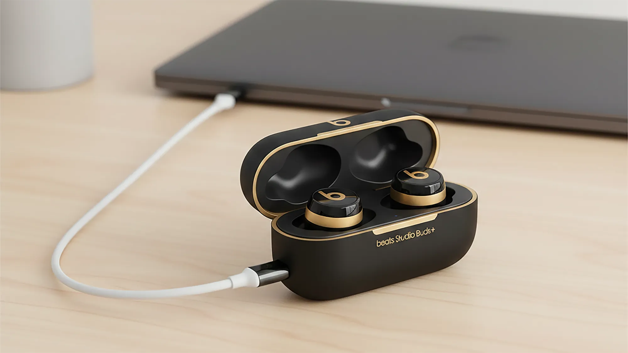 Beats Studio Buds Plus true wireless noise cancelling earbuds Black Gold3