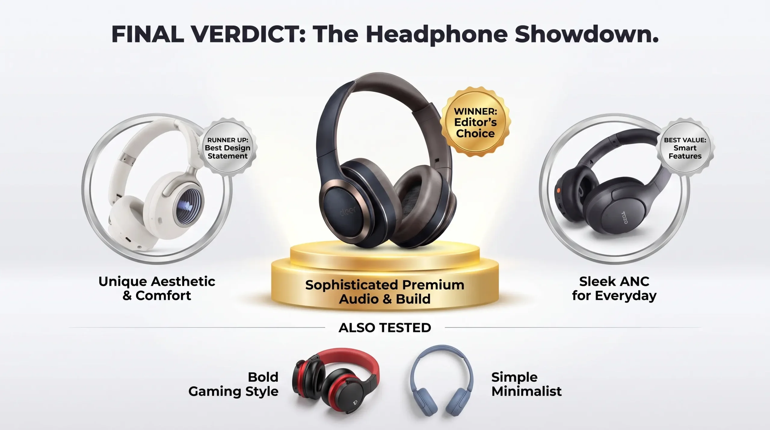 Final verdict comparison of the best wireless Bluetooth headphones in 2026